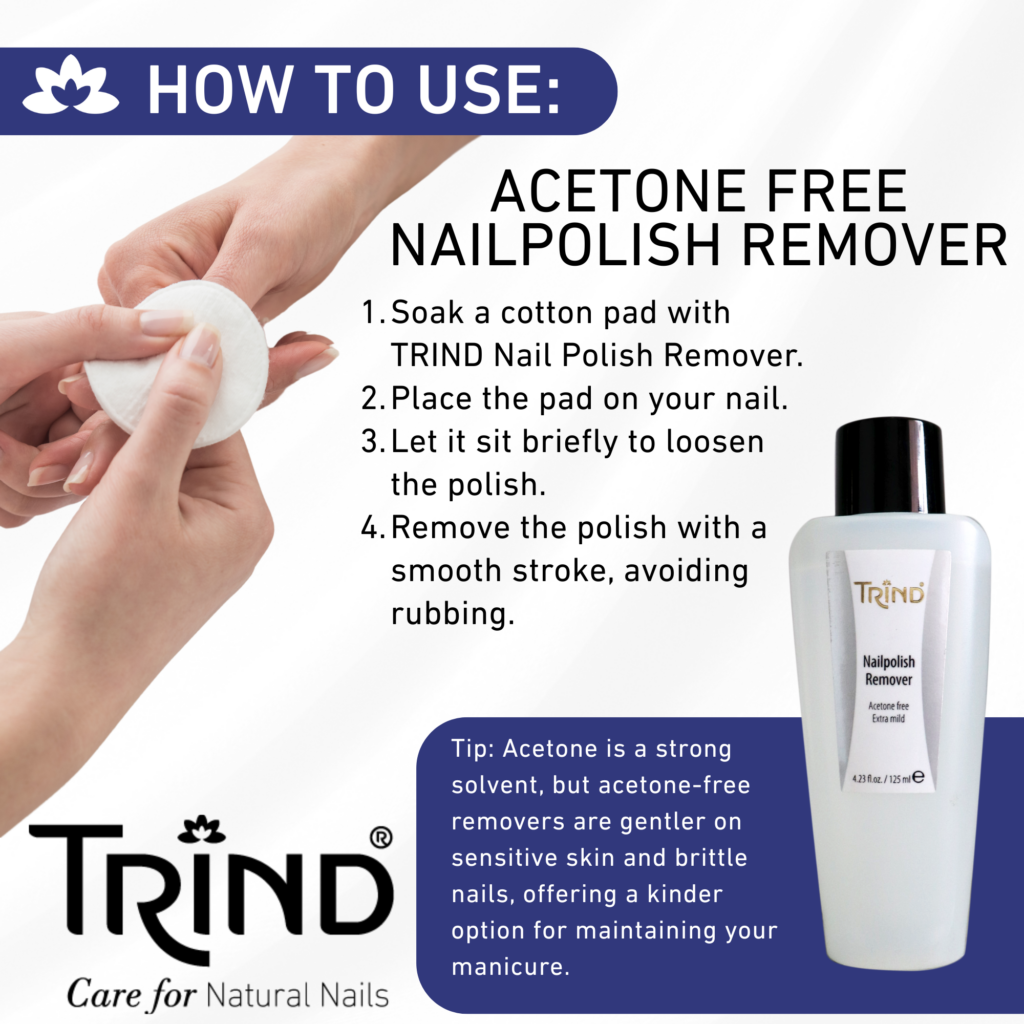 TRIND Acetone Free Nailpolish Remover